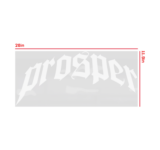 Prosper Slant Classic Decal
