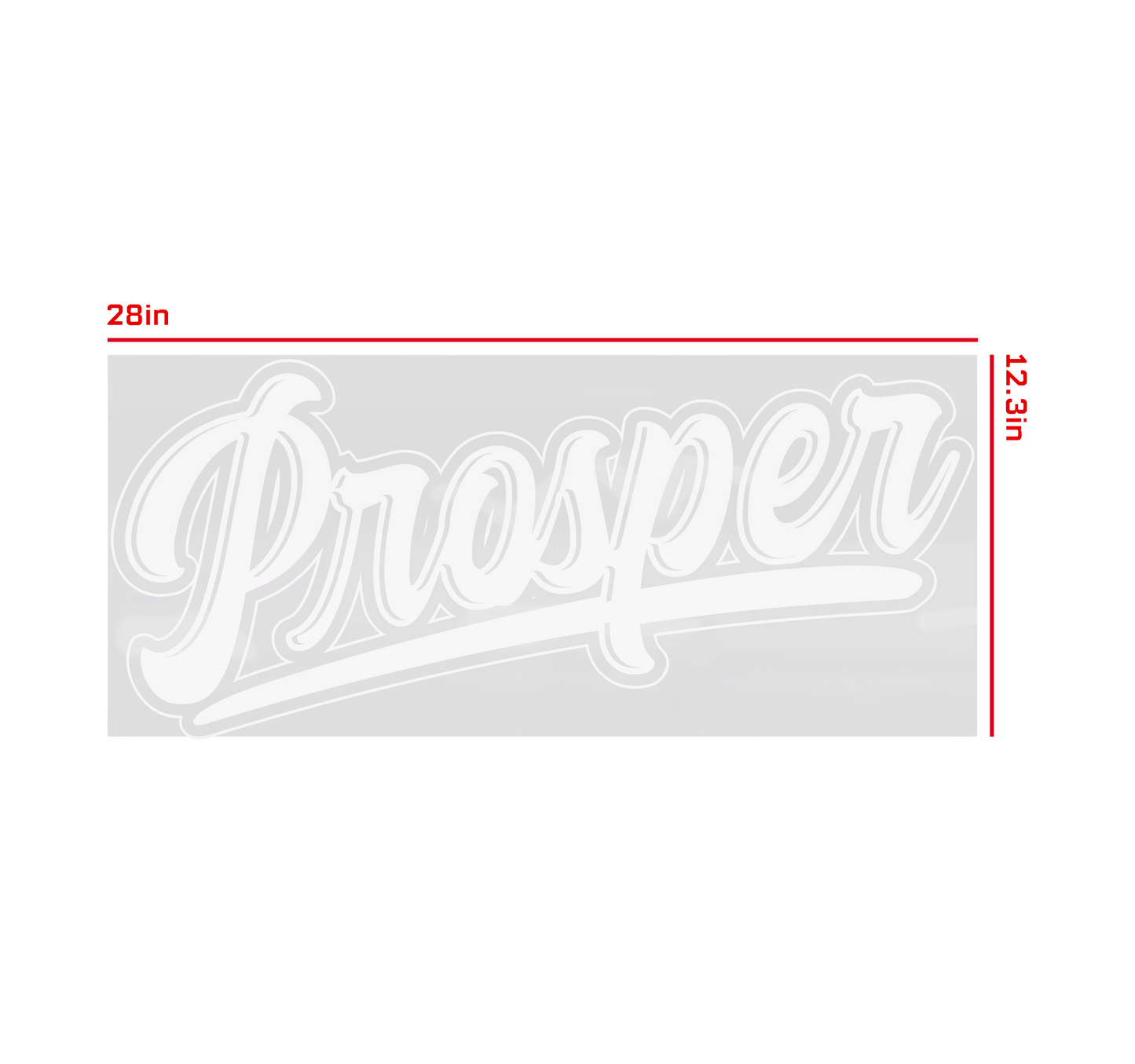 Prosper Bubble Script Decal