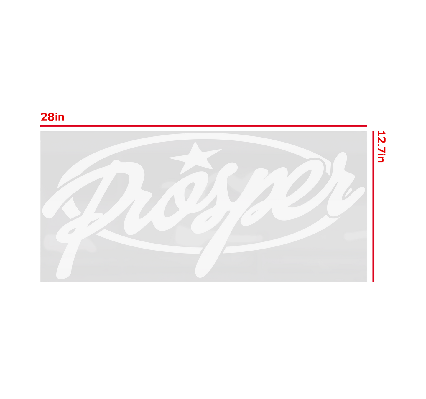 Prosper Star Script Decal